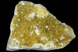 Yellow, Cubic Fluorite Crystal Cluster - Spain #98709-1